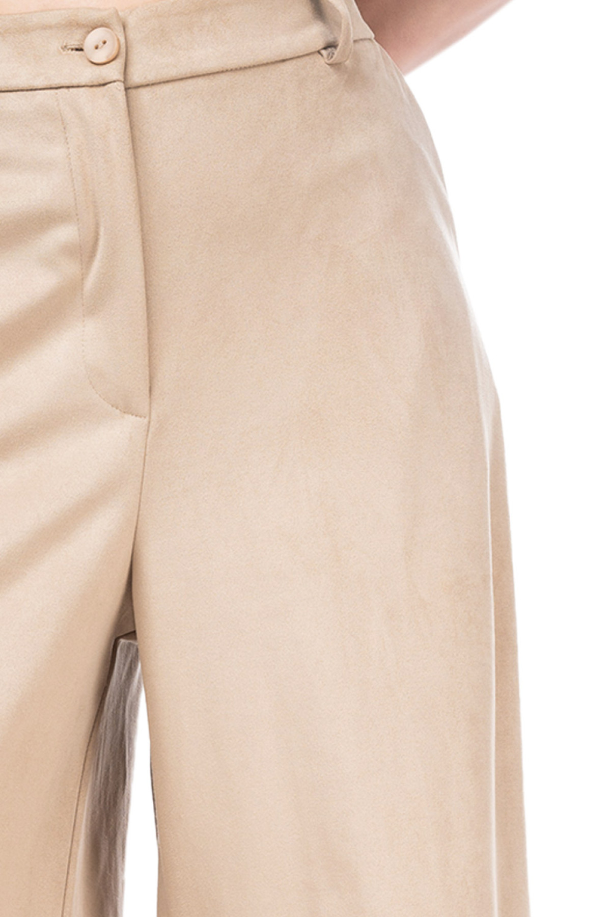 Suede Culotte Bermuda - Oversized Fit
