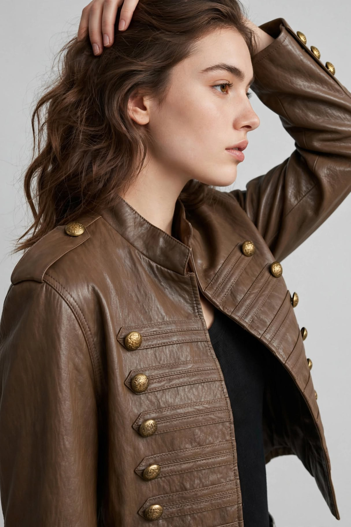 Δερμάτινο jacket Ναπολεών
