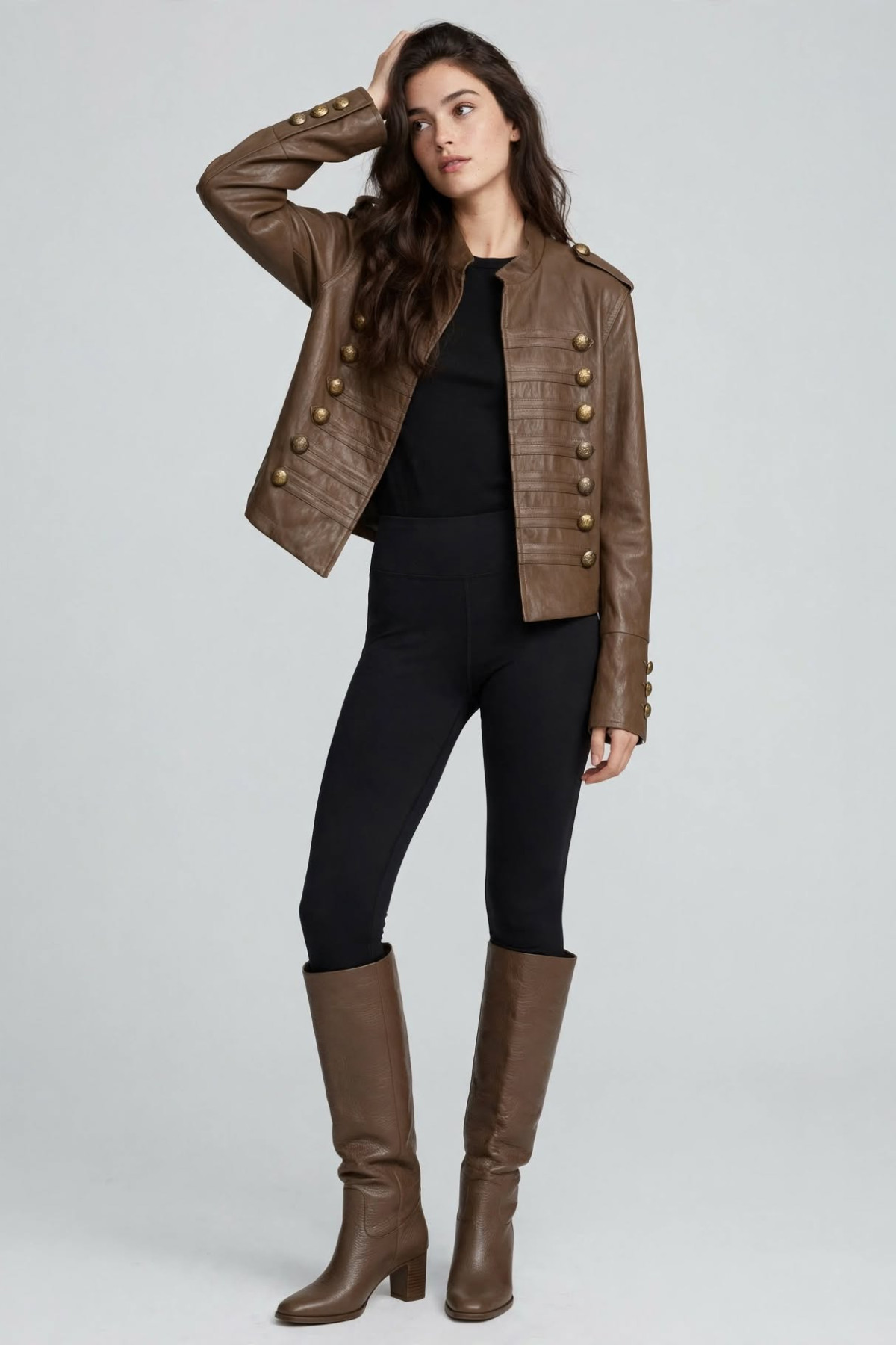 Δερμάτινο jacket Ναπολεών
