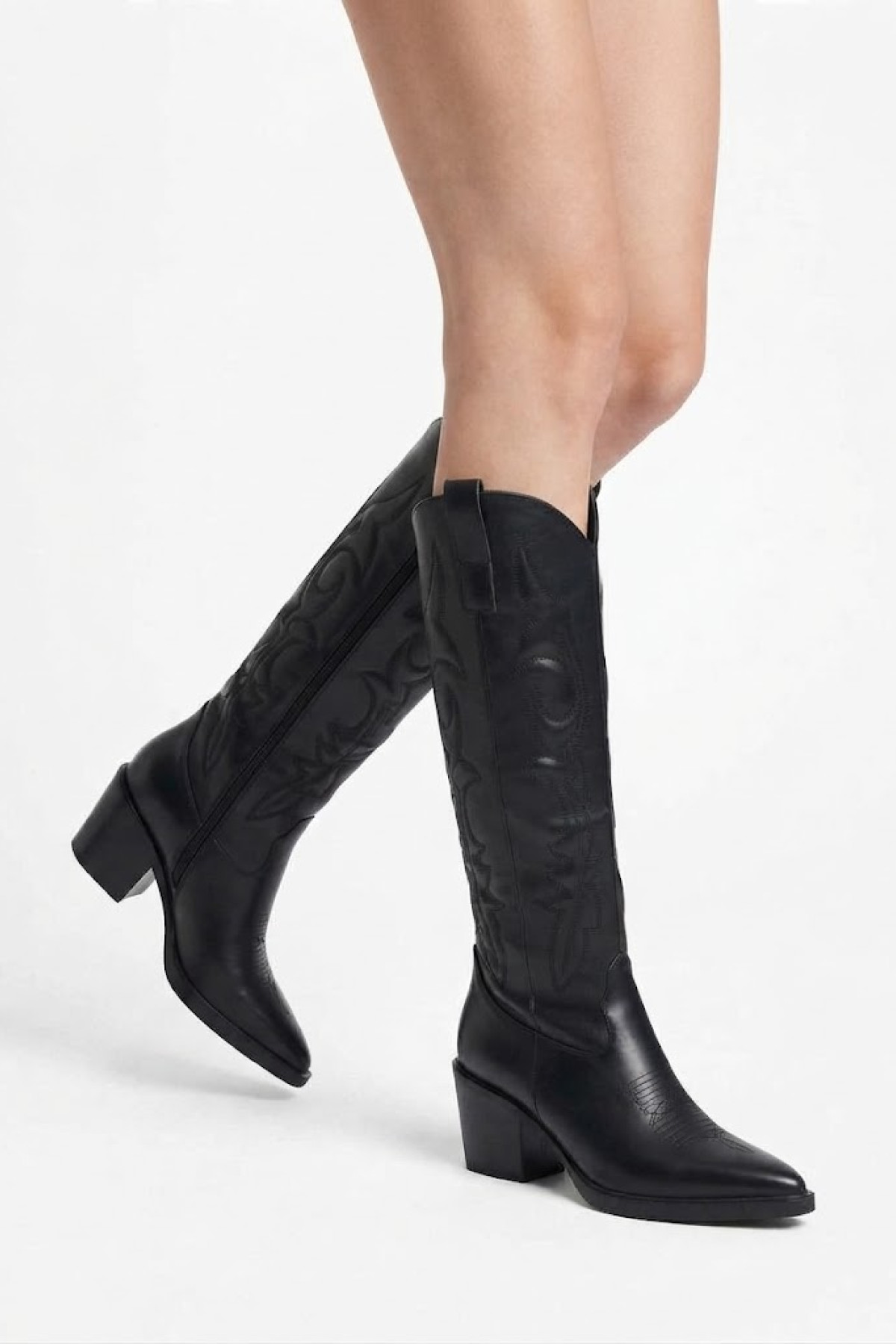 Western Cowboy Βoots - Black
