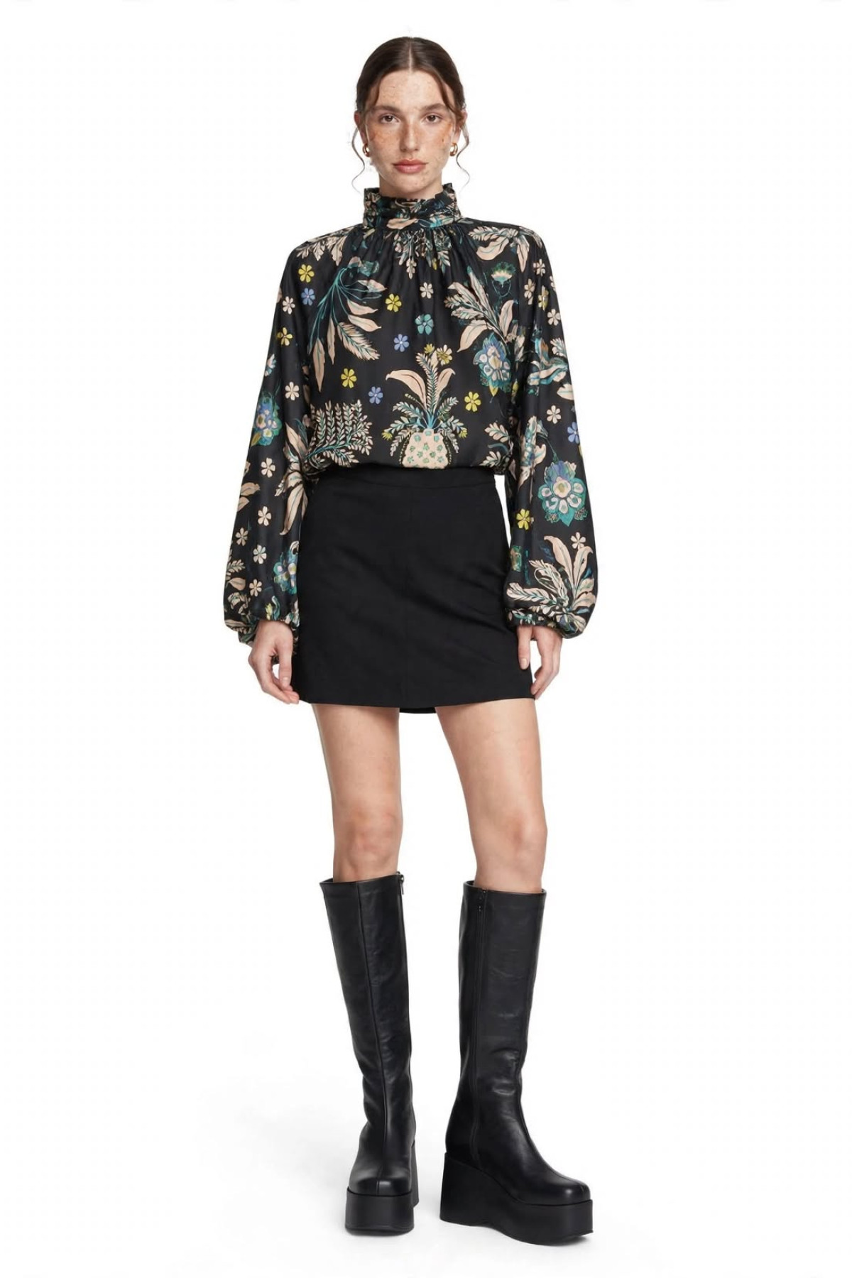 Platform Leather Boots