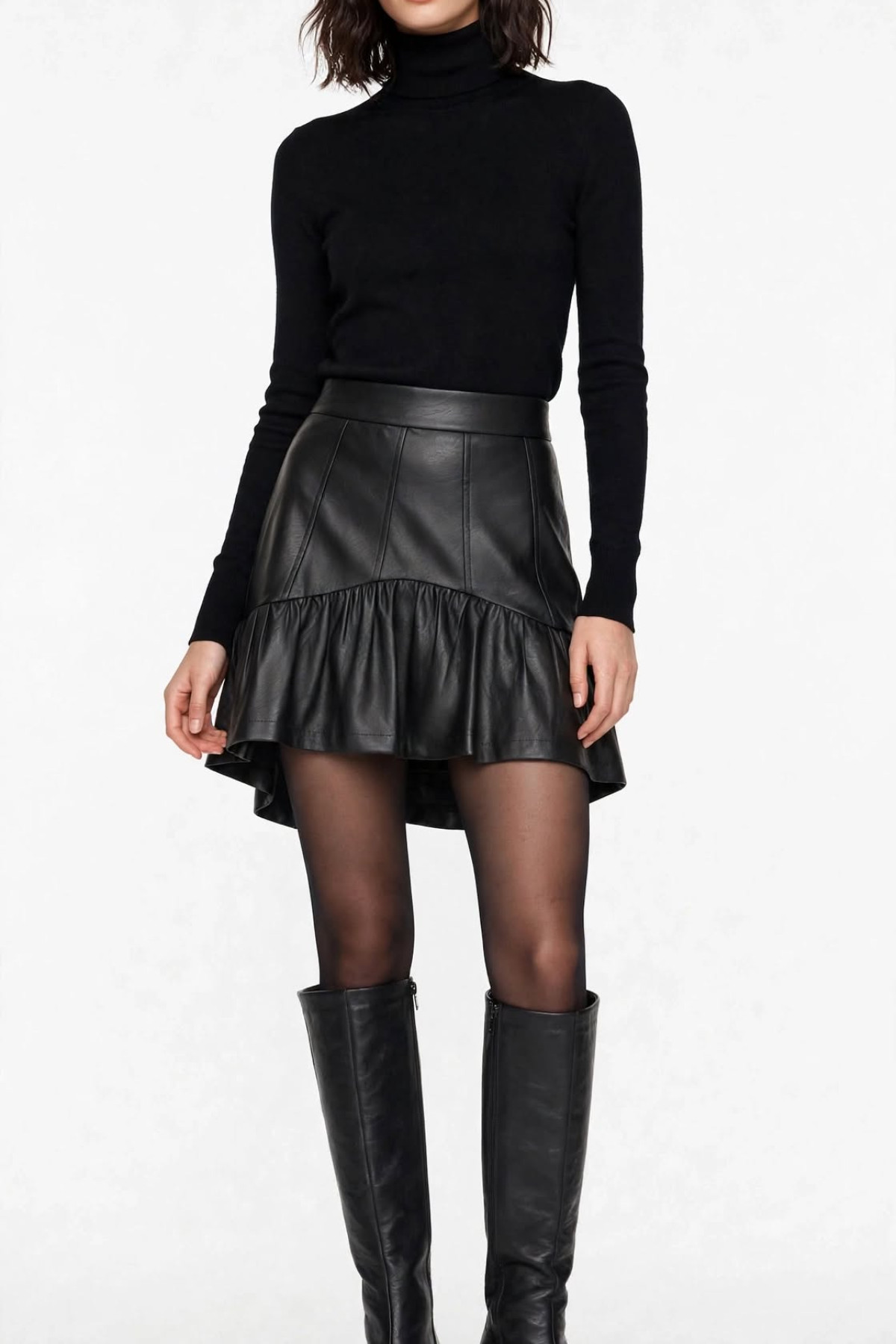 Platform Leather Boots