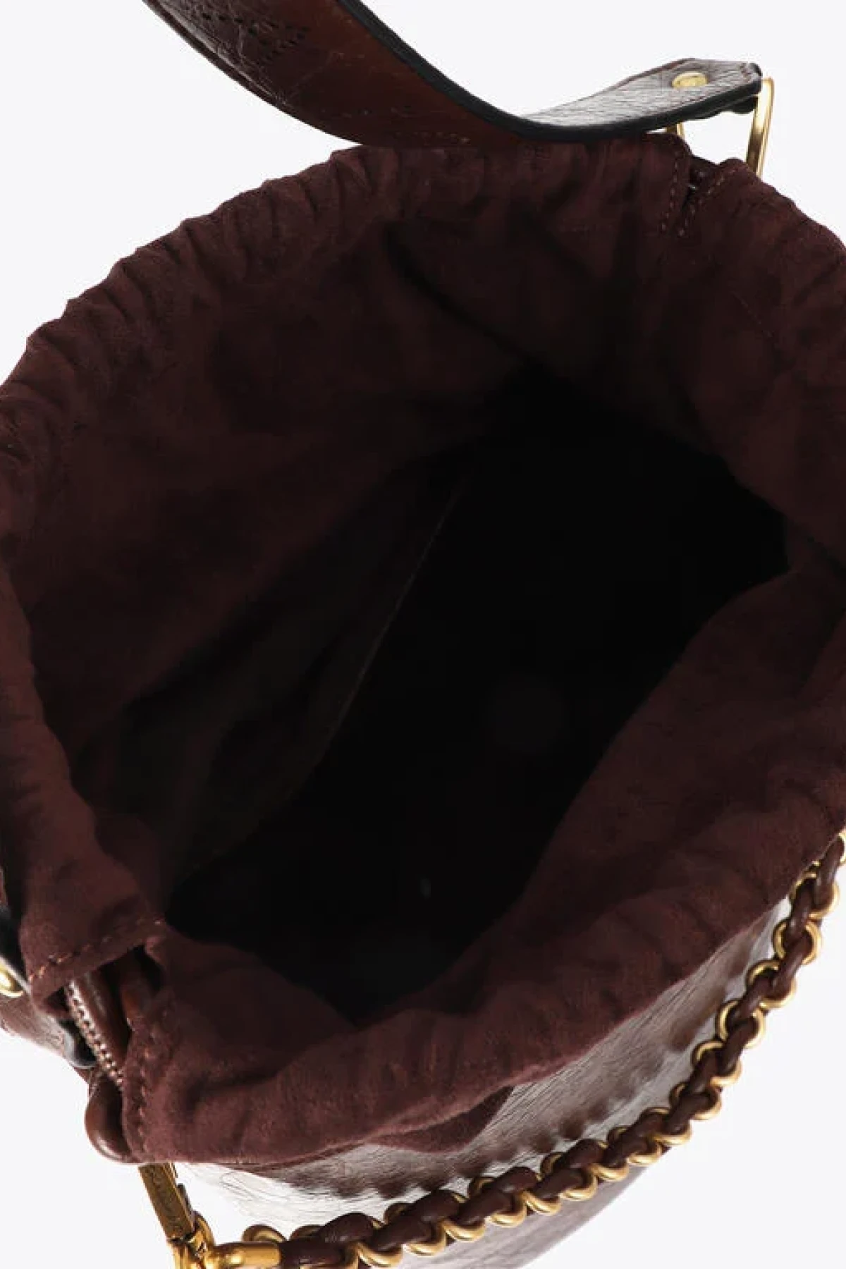 Large bucket τσάντα με αλυσίδα