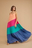 LONG MULTICOLOUR   ALL DAY DRESS