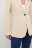 BLAZER / TWO COLORS BLUE AND BEIGE