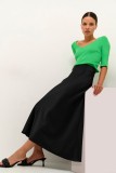 MIDI SATIN SKIRT