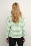 STRIPED BLOUSE - TWO COLORS - GREEN & RED