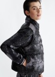 PADDED VEST WITH SEQUINS