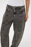 Γκρι barrel jeans