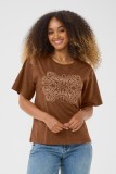 ΓΥΝΑΙΚΕΙΟ T-SHIRT ΜΕ ΚΕΝΤΗΜΑ