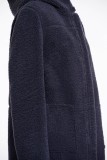 REVERSIBLE AND FEMININE COAT WITH HOOD.