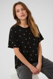 ΜΑΥΡΟ ΓΥΝΑΙΚΕΙΟ T-SHIRT ΜΕ ΤΡΟΥΚΣ