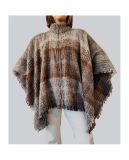 CARDIGAN - PONCHO ZIPPER CLOSURE