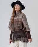 CARDIGAN - PONCHO ZIPPER CLOSURE