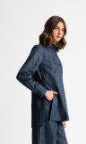 LONG JEANS SHIRT WITH SIDE SLITS