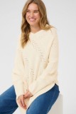 KNIT PONCHO SWEATER ,V-NECKLINE