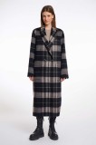 LONG  COAT IN A BEATIFUL HECK PRINTC