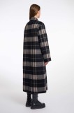 LONG  COAT IN A BEATIFUL HECK PRINTC