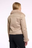 BIKER JACKET WITH ECO LEATHER
