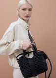 Braided/woven basket bag