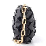 Shoulder bag with knot effect.