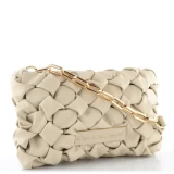 Shoulder bag with knot effect.