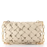 Shoulder bag with knot effect.