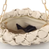 Shoulder bag with knot effect.