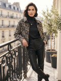 Oversize Crochet Zip-Up Jacket