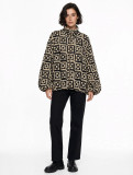 Oversize Crochet Zip-Up Jacket