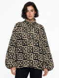 Oversize Crochet Zip-Up Jacket