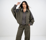 Oversized bomber jacket