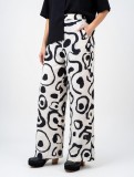 Black and white pants.  Wear it with the matching  shirt.