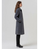 Classic long coat in dark grey / anthracite