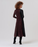 Impressive midi knitted dress - lurex