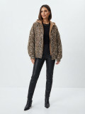 Oversize tweed jacketς with hood