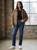 Oversize tweed jacketς with hood