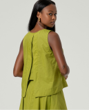 Cotton top,  Wear it with the matching pants.