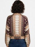 Lightweight cropped shirt-jacket