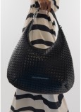 Braided hobo bag