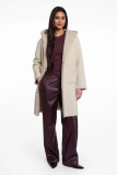 Reversible hooded coat