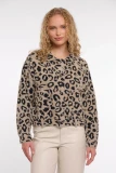 Cropped Bouclé Button-Up Jacket