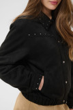 Suede Jacket with studs