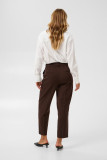 High-Waisted pants  with elastic waist.