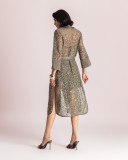 Νημάτινο κιμονό διακοσμημένο με παγιέτες