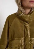Oversized cropped puffer jacket