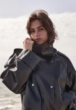 Vegan leather jacket