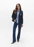 Καρό σακάκι / Blazer  σε βαθύ navy blue και πράσινο χρώμα