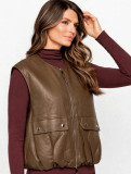 Γιλέκο από υψηλής ποιότητας eco leather