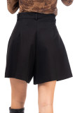 High-Waisted  Shorts (suede touch)